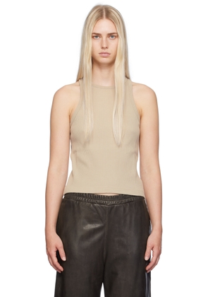 Acne Studios Taupe Garment-Dyed Tank Top