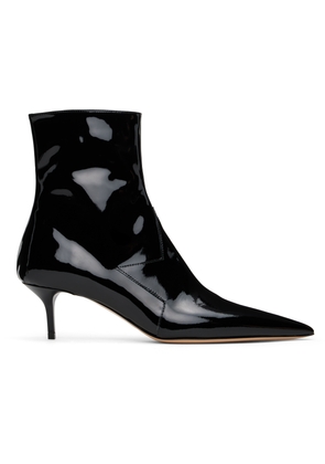 Coperni Black Patent Star Cut-Out Low Boots