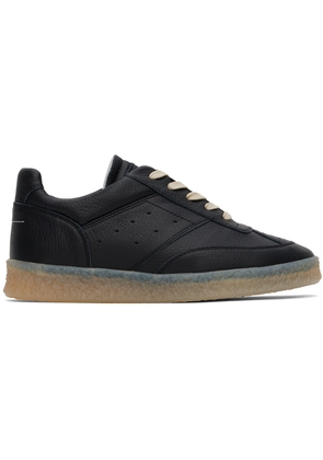 MM6 Maison Margiela Black 6 Court Sneakers