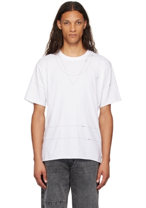 MM6 Maison Margiela White Cotton T-Shirt