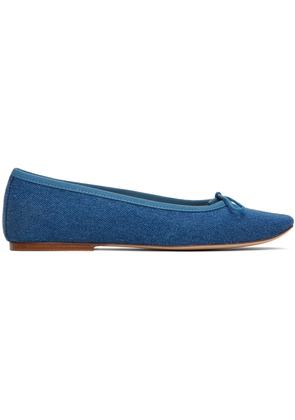A. P.C. Blue Leah Ballerina Flats