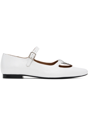 A. P.C. White Katie Holmes Edition Katie Ballerina Flats