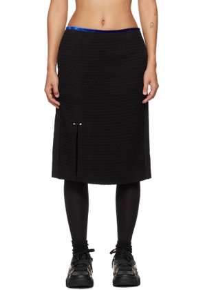 ADER error Black Ruga Product. 64 Midi Skirt