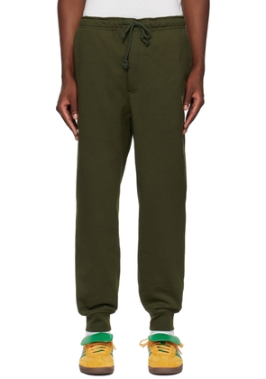 Y-3 Green Cuffed Sweatpants