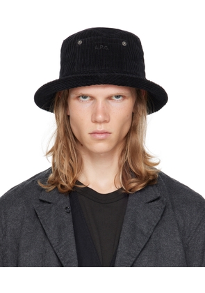 A. P.C. Black Bob Thais Bucket Hat