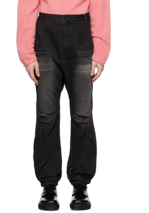 ADER error Black Faded Jeans