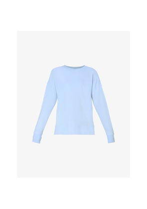 Womens Sweaty Betty After Class Longline Cotton-Blend Sweatshirt