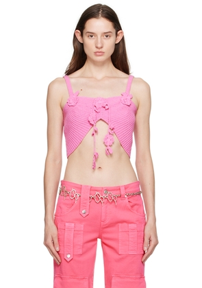 Blumarine Pink Flower Camisole