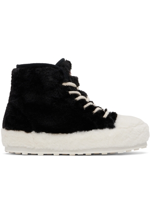 Marni Black & White Teddy Tennis Sneakers