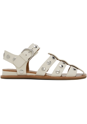 rag & bone Off-White Beau Fisherman Sandals