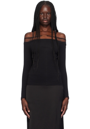 JACQUEMUS Black Les Classiques 'Le t-shirt Sierra' Long Sleeve T-Shirt