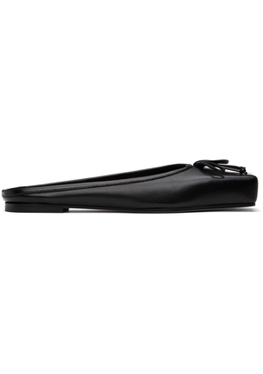 JACQUEMUS Black Le Chouchou 'Les mules plates Ballet' Ballerina Flats