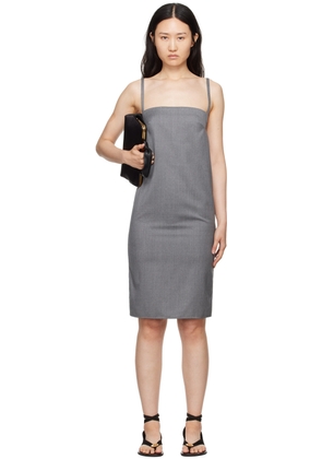 Loulou de Saison Gray Blanca Minidress