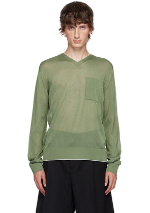 JACQUEMUS Green La Casa 'La maille Paseo' Sweater
