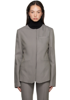 Loulou de Saison Gray Lavena Blazer