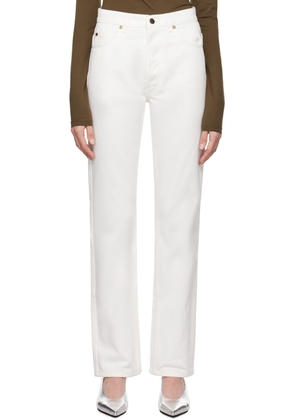 Meta Campania Collective White Chad 5 Pocket Jeans