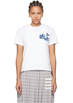 Thom Browne White Rose T-Shirt
