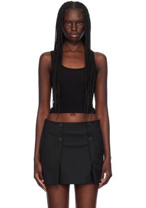 WARDROBE. NYC Black Crop Tank Top