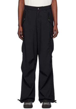 Rhude Black Cargo Pocket Trousers