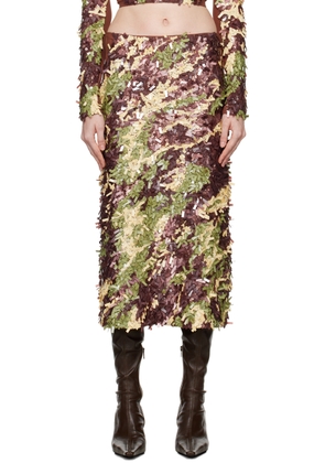 KNWLS Multicolor Olivia Midi Skirt