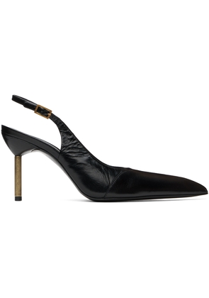 KNWLS Black Carmine Heels