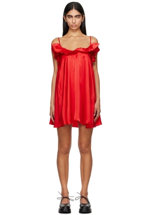 Kika Vargas Red Joan Minidress