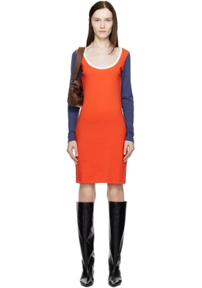 Saks Potts Blue & Red Elo Minidress