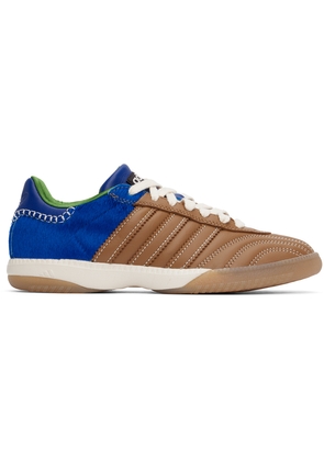 Wales Bonner Brown & Blue adidas Originals Edition Pony Samba Millennium Sneakers