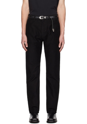 John Elliott Black Moleskin Trousers