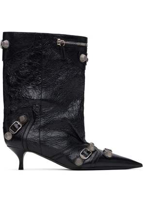 Balenciaga Black Cagole Wide 50mm Boots