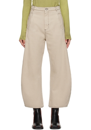 Henrik Vibskov Beige Shade Jeans