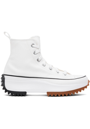 Converse White Run Star Hike High Top Sneakers