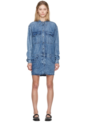 Isabel Marant Etoile Blue Palvina Minidress