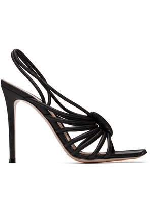 Gianvito Rossi Black Hellen Heeled Sandals