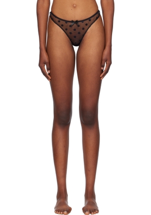 Agent Provocateur Black Camsen Thong