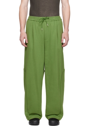 Juun. J Green Cotton Sweatpants