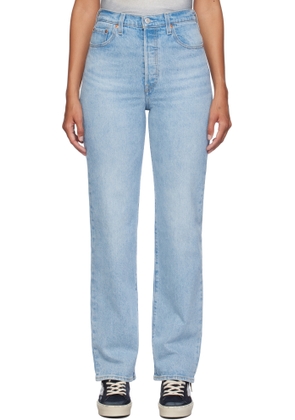 Levi's Blue Ribcage Full Length Jeans