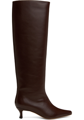 BY FAR Brown Kitten Stevie 42 Tall Boots