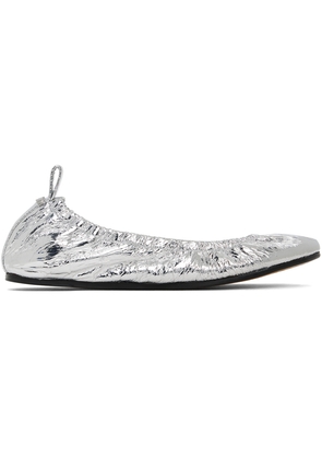 Isabel Marant Silver Belna Ballerina Flats