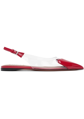 ALAÏA Red 'Le Caur' Ballerina Flats