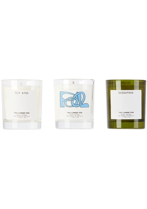 TSU LANGE YOR Aromatic Candle Art Set, 3 x 210 g