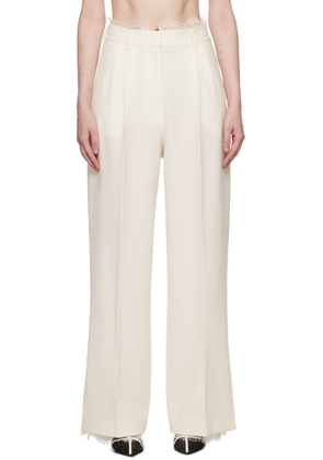 Beaufille Off-White Celeste Trousers