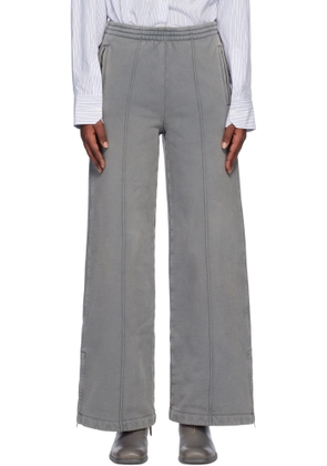 OUR LEGACY Gray Garment-Dyed Lounge Pants