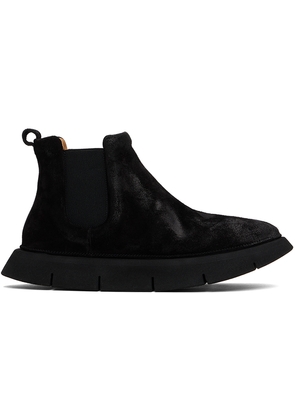 Marsèll Black Intagliata Beatle Boots