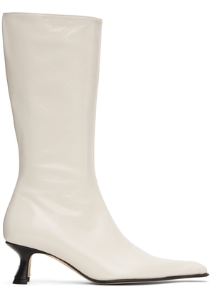Miista White Rilla Boots
