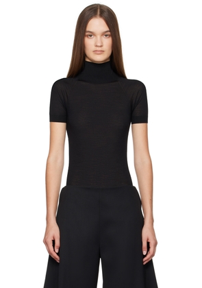 ALAÏA Black Sheer Bodysuit