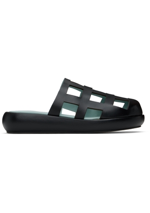 Nicole Saldaña Black Sammy Slippers