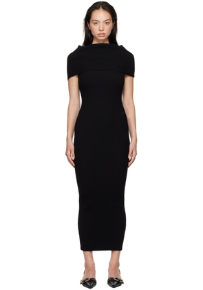 Courrèges Black Twist Maxi Dress