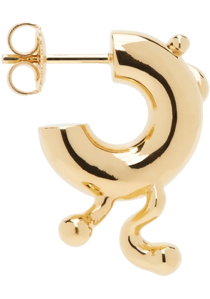 Maria Black Gold Potsdamer Hoop Single Earring