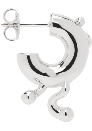 Maria Black Silver Potsdamer Hoop Single Earring
